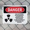 Signmission Radiation & Laser Sign, 7 in H x 10 in W, Plastic, Rectangle OS-2PACK-DS-P-710-L-2526 - alternate 4